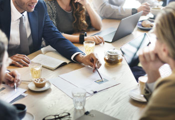 Coaching d'entreprise donné à l'équipe d'un point de vente